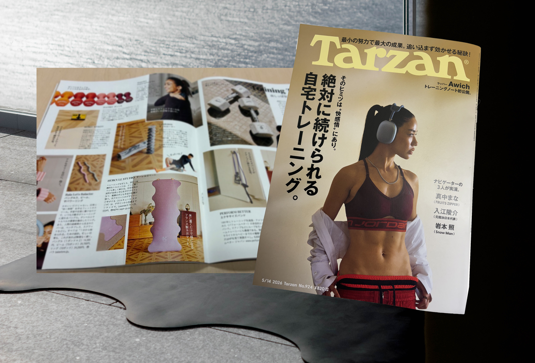 『Tarzan』にてMAR YOGA MATが紹介されました