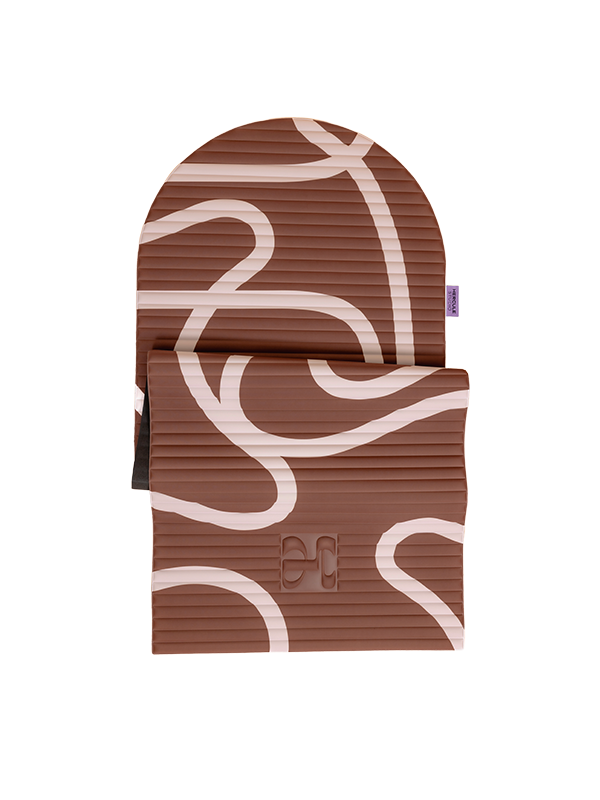 ARCHY FITNESS MAT-Bari Choco Print