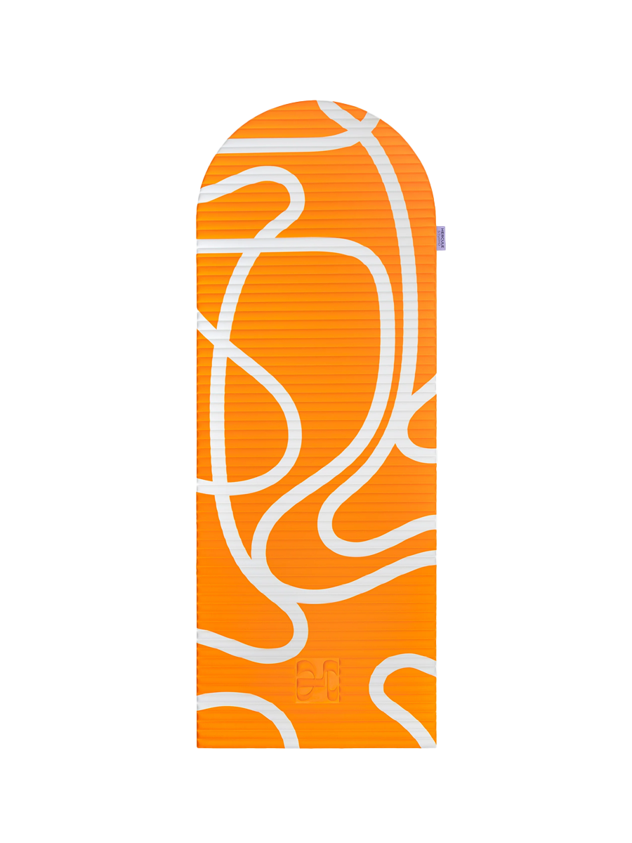 ARCHY FITNESS MAT-Bari Print Orange Pop